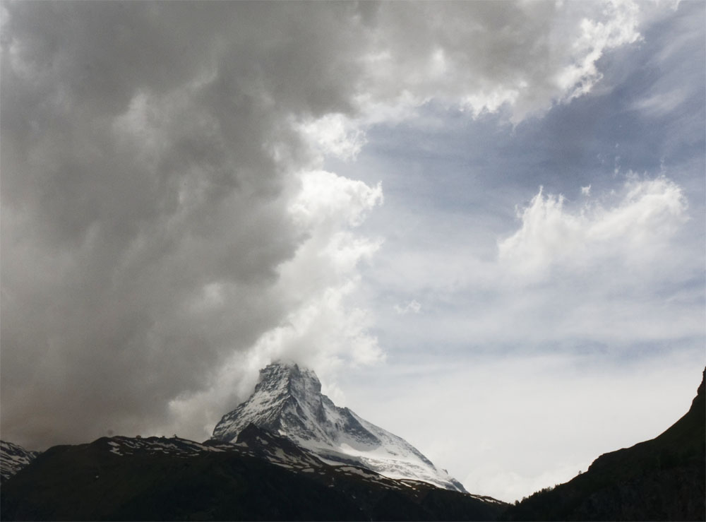 Matterhorn in thunderstorm Jun 19