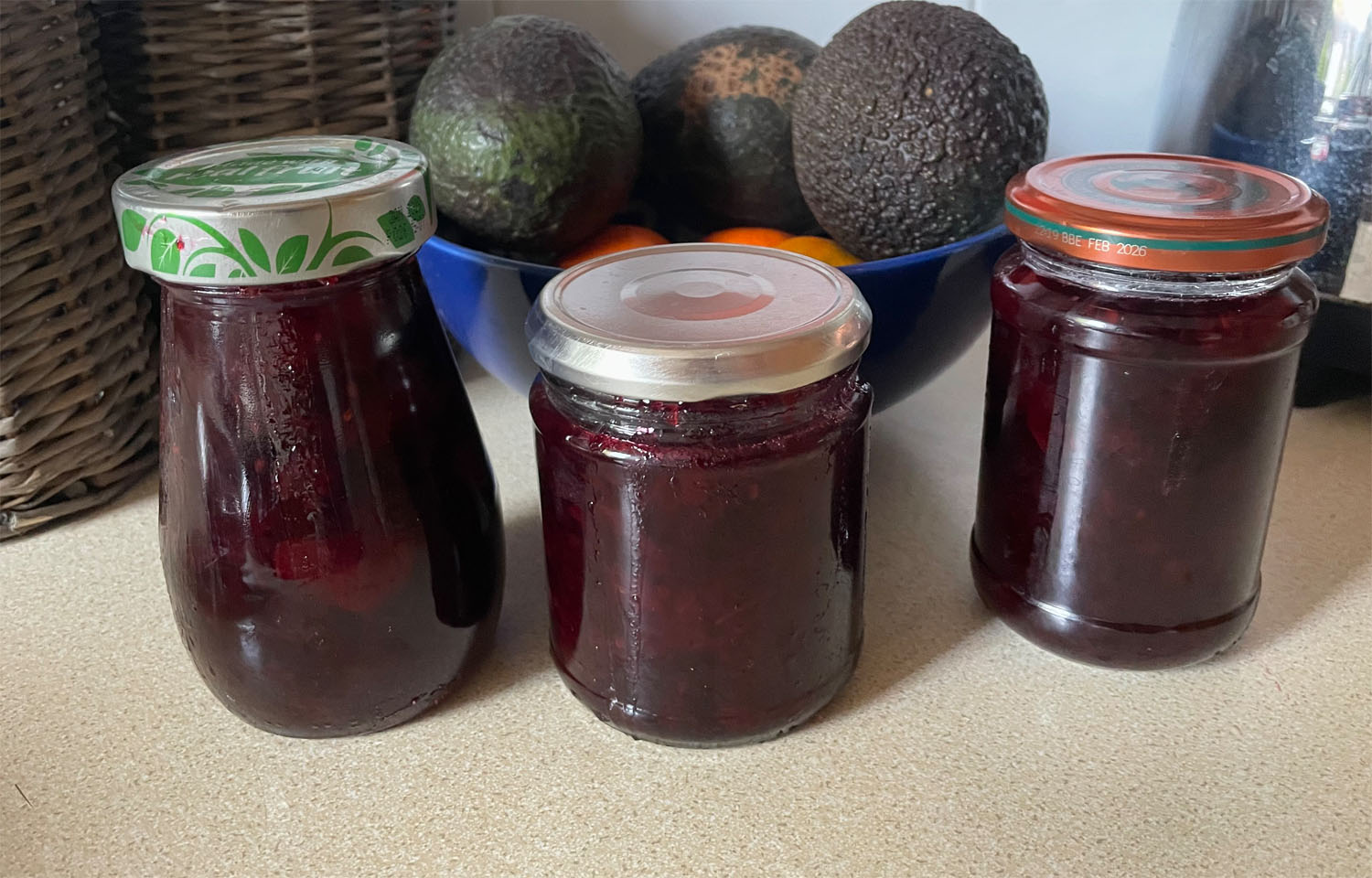 Jam jars Aug 22